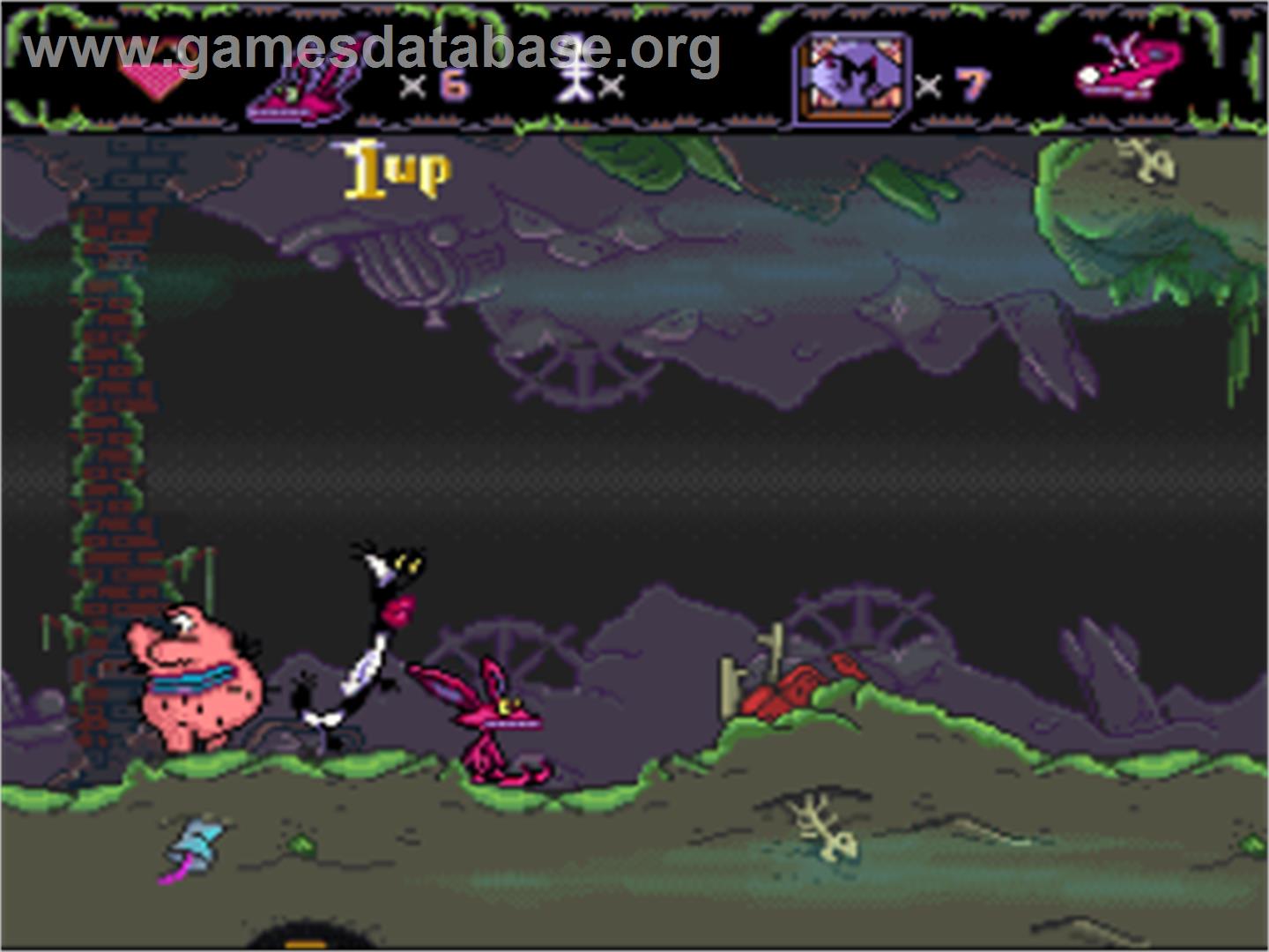 Aaahh!!! Real Monsters - Nintendo SNES - Artwork - In Game